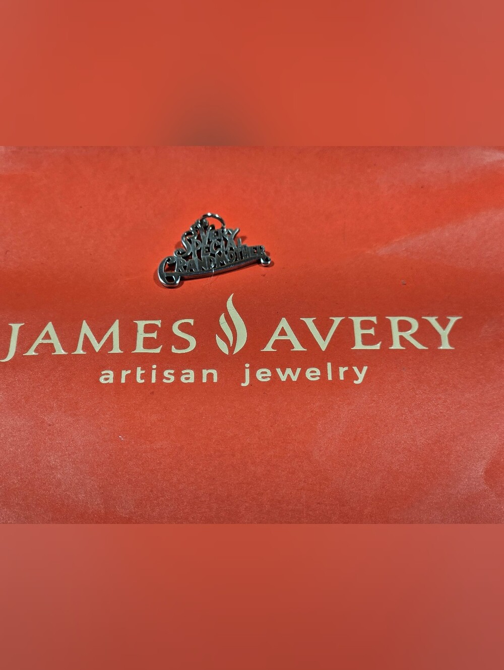 James Avery Sterling Very Special Grandmother Charm
